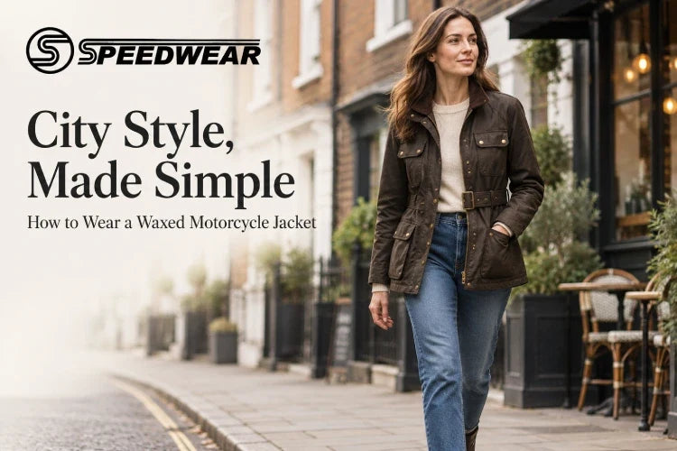 How to Wear a Waxed Motorcycle Jacket in the City Without Looking Over-Dressed