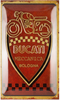 Ducati Meccanica logo on a red background with a checkered border