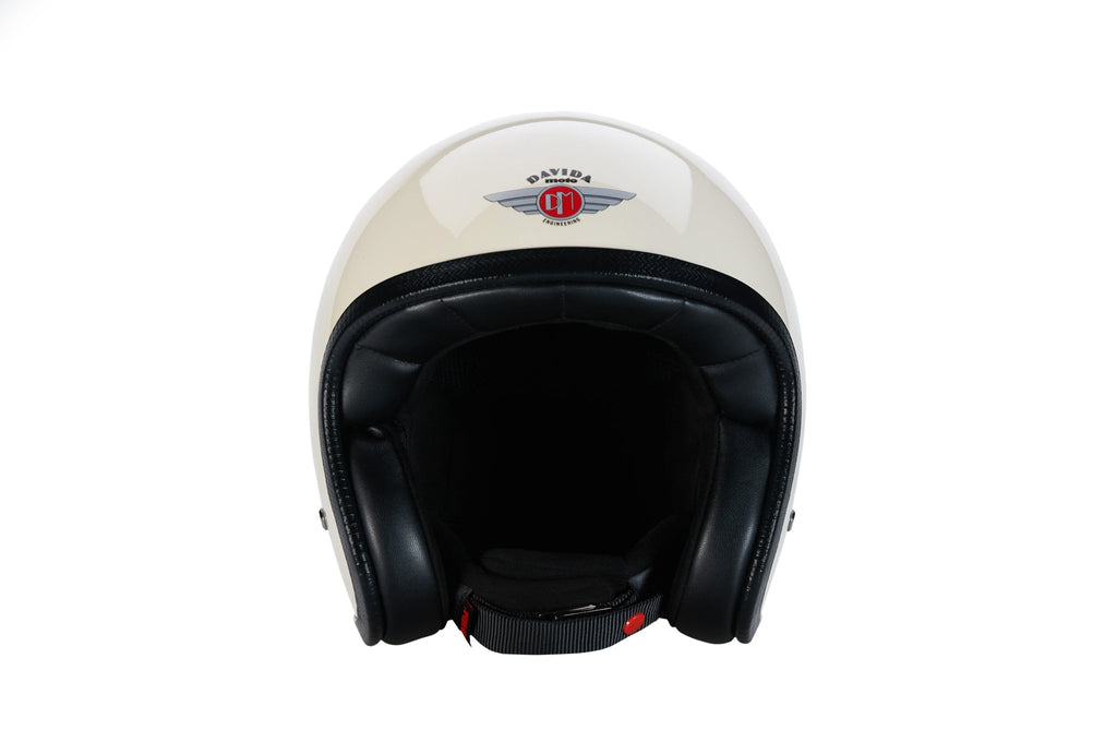 95113 - Cream Davida Speedster v4 Open Face Helmet - Speedwear Ltd