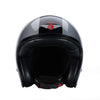 95200 - Silver Black Davida Speedster v4 Open Face Helmet - Speedwear Ltd
