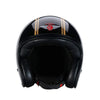 95228 - Black Gold PS Davida Speedster v4 Open Face Helmet - Speedwear Ltd