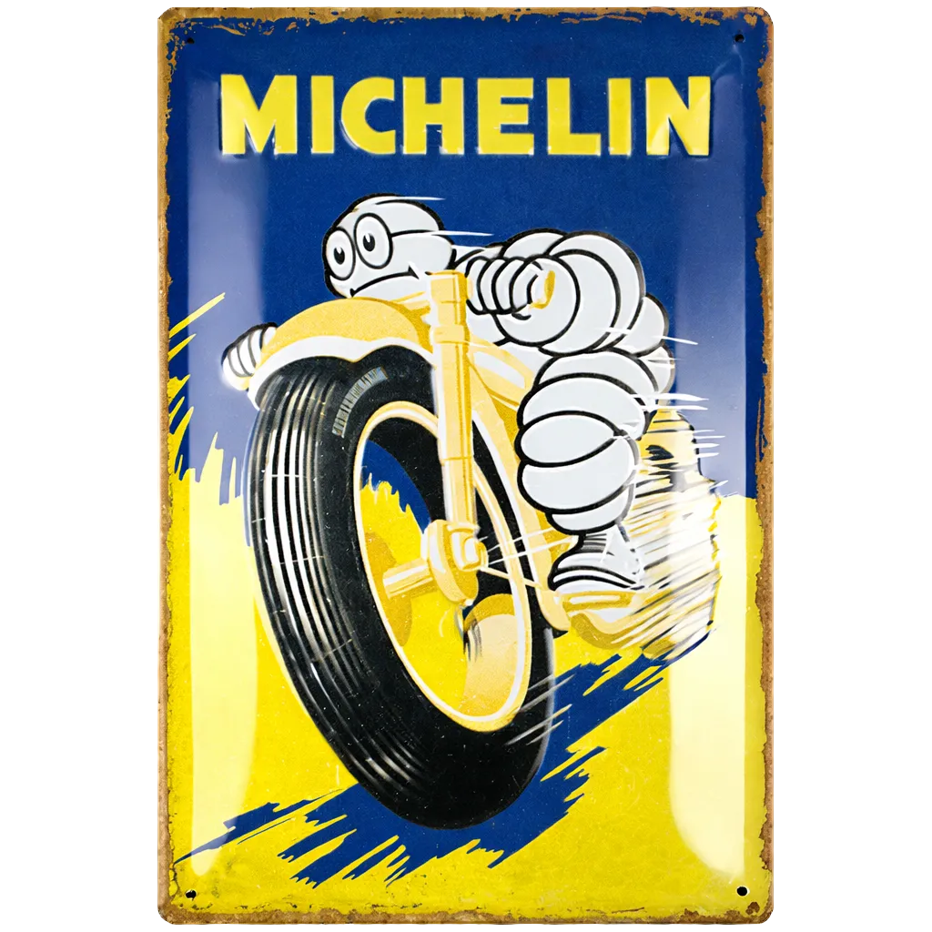 Michelin tyres retro tin sign