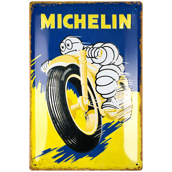 Michelin tyres retro tin sign