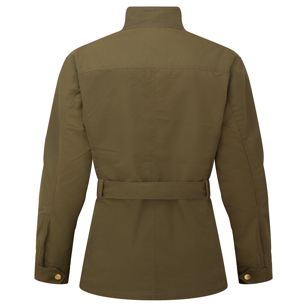 HAVANA WOMAN'S GREEN WAX COTTON MOTORCYCLE JACKET - Speedwear Ltd