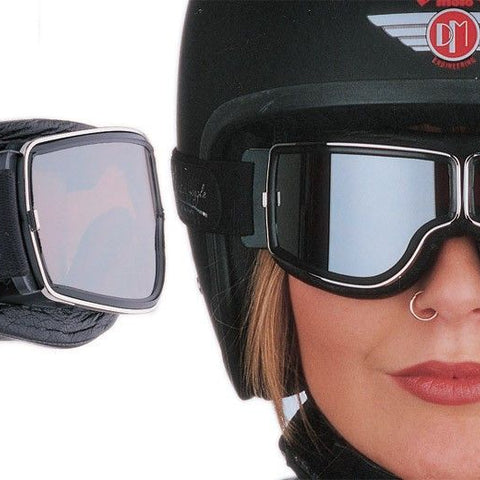 AVIATOR GOGGLES RETRO PILOT T2 CHROME 670762 - Speedwear Ltd