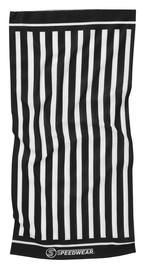 Black and White Stripe NECK WARMER - Speedwear Ltd