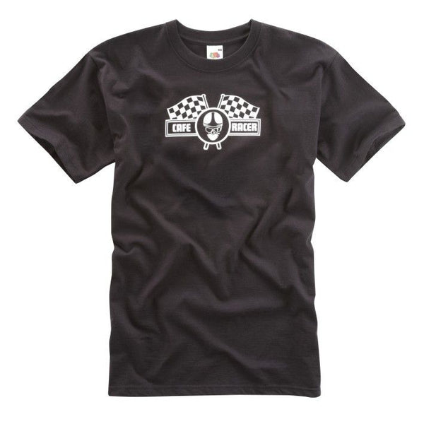 BLACK CAFE RACER T-SHIRT - Speedwear Ltd