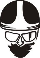 BLACK CLASSIC HEAD VINYL TRANSFER - Speedwear Ltd