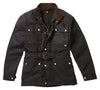 BROWN GRESFORD WAX COTTON MOTORCYCLE JACKET - Speedwear Ltd