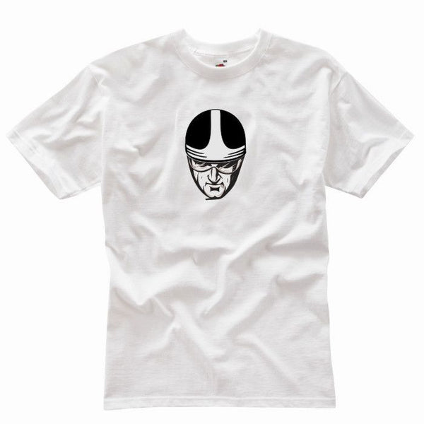 CLASSIC RACER WHITE T-SHIRT - Speedwear Ltd