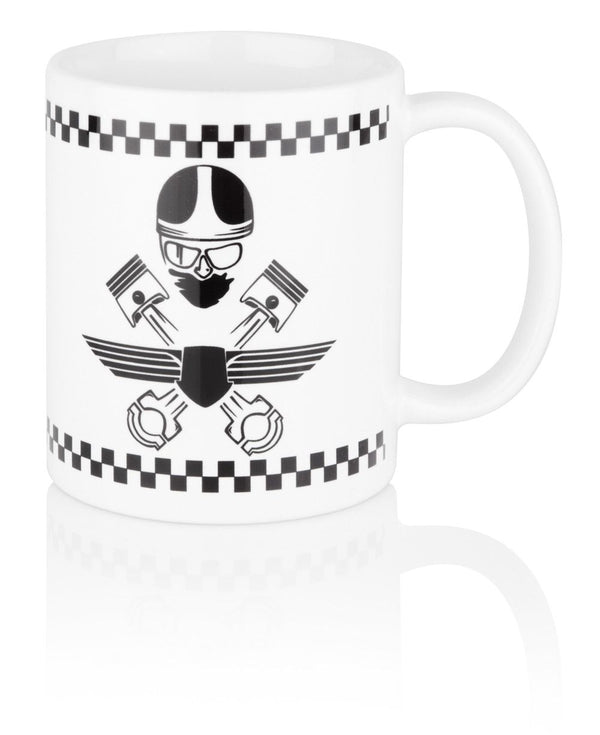 CROSSED PISTON MOTORCYCLE MUG - Speedwear Ltd
