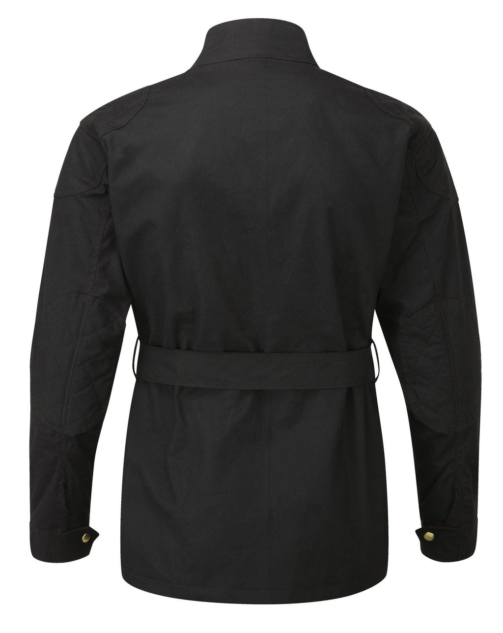 DARK BROWN CLASSIC WAX COTTON MOTORCYCLE JACKET - Speedwear Ltd