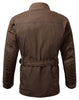 PULFORD® WAXED COTTON MOTORCYCLE JACKET IN BROWN - Speedwear Ltd