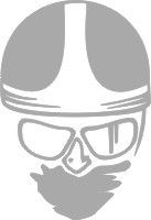 SILVER CLASSIC HEAD VINYL TRANSFER - Speedwear Ltd