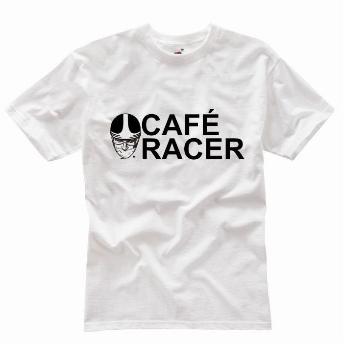 THE CAFE RACER WHITE T-SHIRT - Speedwear Ltd