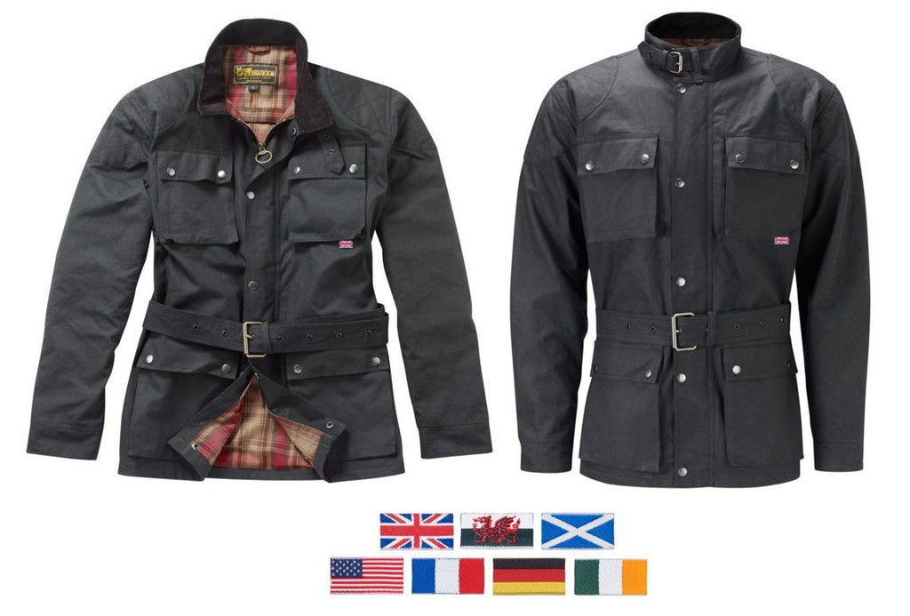 THE GRESFORD WAX COTTON MOTORCYCLE JACKET - Speedwear Ltd